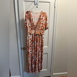 Floral maxi dress